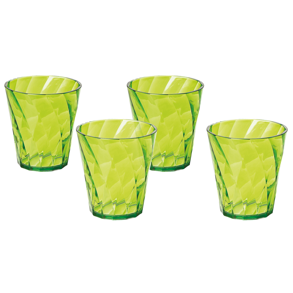 Set 4 verres Royal à eau, vert