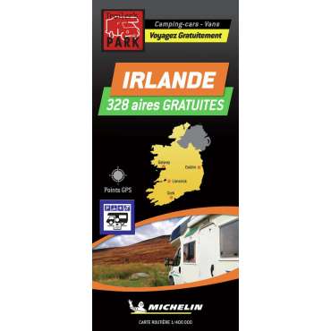 Cartes routières des aires de camping-cars gratuites Irlande