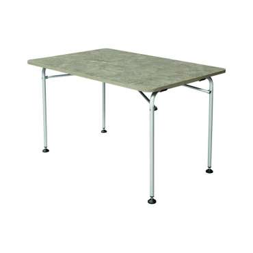 Table de camping ultra légère grise 140 x 90 cm