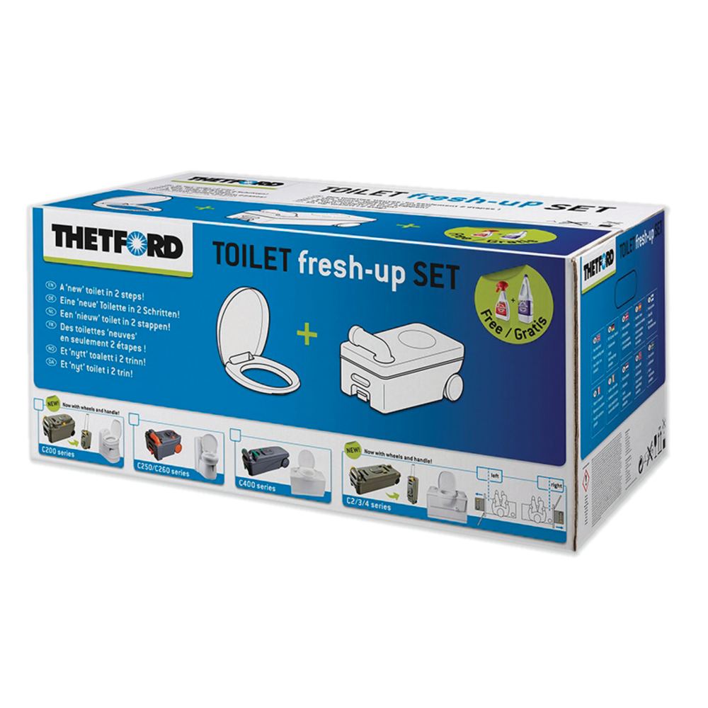 Kits rénovation Toilette Fresh-Up Set THETFORD C2 C3 C4 version gauche