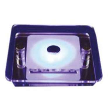 Plafonnier LED verre  carré 1 Lumiere - 90x90 - 20mm