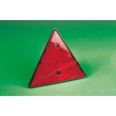 Triangle rouge base plastique JOKON blanche 159x139x7mm
