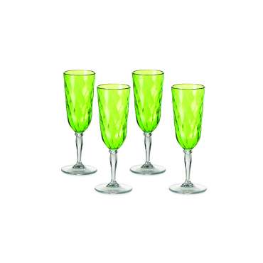Flûte à champagne Royal (4 pièces) Vert