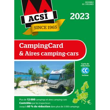 Guide CampingCard et Aires camping-cars ACSI 2023